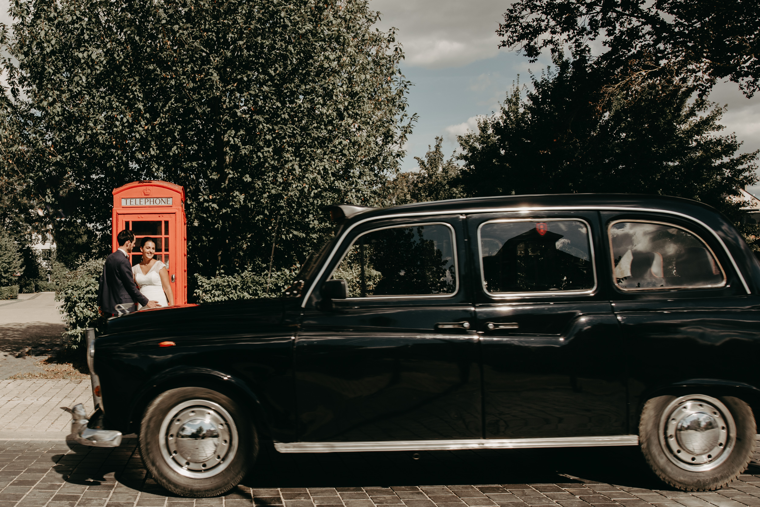 mariage mariages wedding weddings taxi anglais black cab cab of London anglais taxi londonien événement event