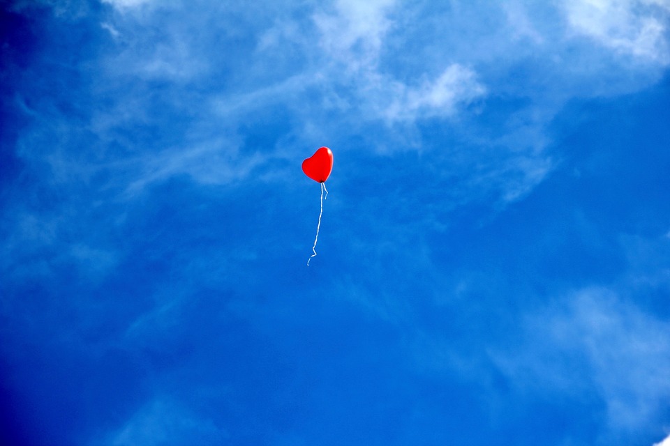 Le beau mot de TaxiFun Amour Ballon blue sky