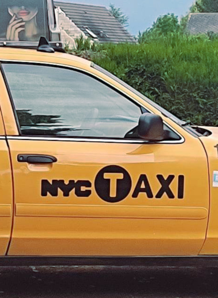 taxi new yorkais jaune